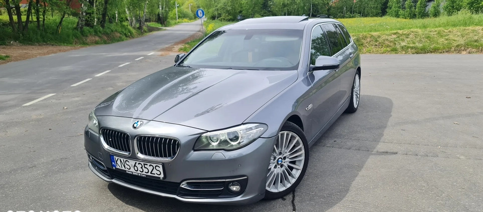 BMW Seria 5 cena 64900 przebieg: 153000, rok produkcji 2014 z Mogilno małe 106